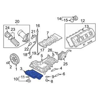 Audi OE - Lower Engine Oil Pan