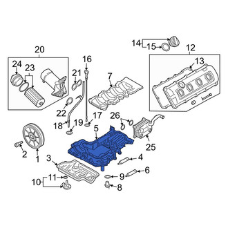 Audi OE - Lower Engine Oil Pan