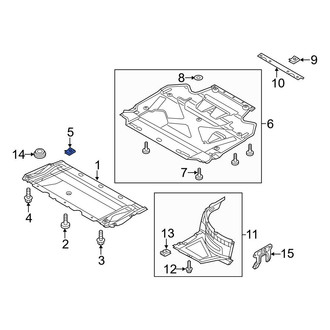 Audi OE - Radiator Support Panel Nut