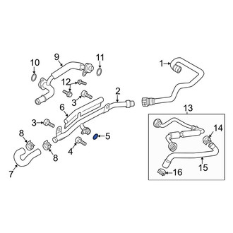Audi OE - Engine Coolant Pipe O-Ring