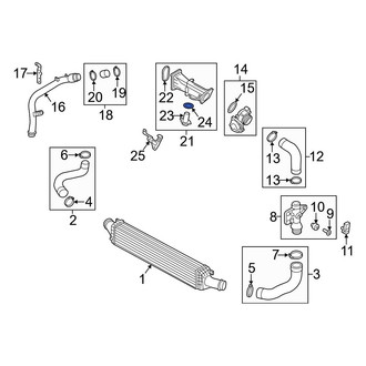 Audi OE - Intercooler Pipe Gasket