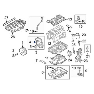 Audi OE - Engine Timing Cover Seal