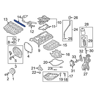 Audi OE - Engine Intake Manifold Gasket