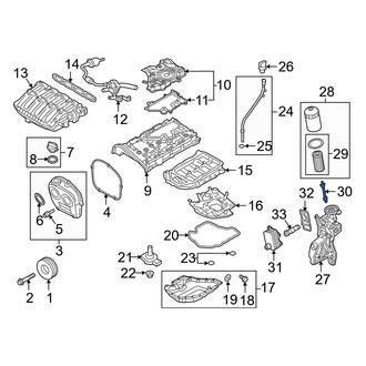 Audi OE - Engine Oil Filter Adapter