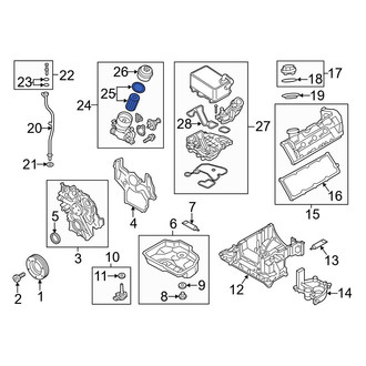 Audi OE - Engine Oil Filter Element