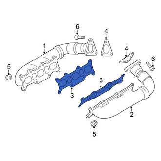Audi OE - Exhaust Manifold Gasket