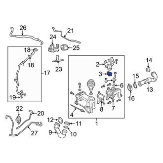 Audi OE - Exhaust Gas Recirculation (EGR) Valve Gasket