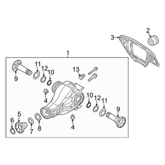 Audi OE - Drive Axle Shaft Lock C-Clip