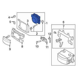 Audi OE - Front Cruise Control Distance Sensor