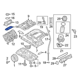 Audi OE - Engine Oil Filler Tube Gasket