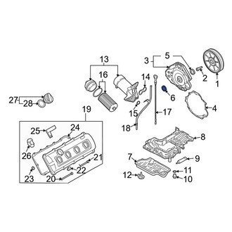 Audi OE - Front Engine Crankshaft Seal