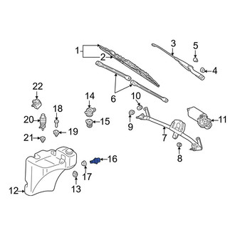 Audi OE - Washer Fluid Level Sensor