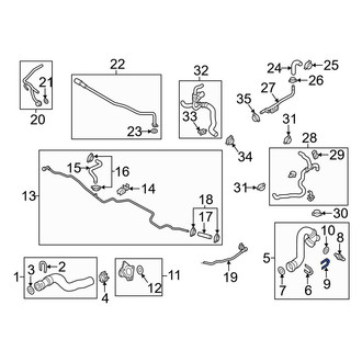 Audi OE - Engine Coolant Temperature Sensor C-Clip