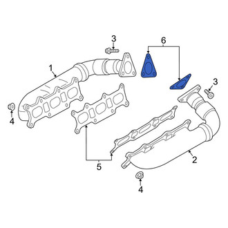 Audi OE - Exhaust Manifold Gasket