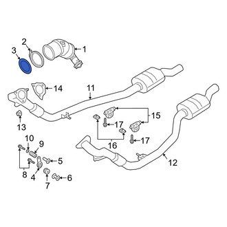 Audi OE - Catalytic Converter Seal