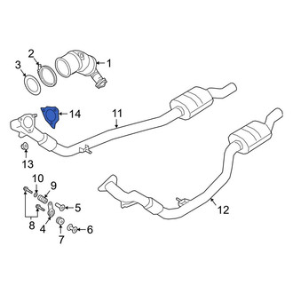 Audi OE - Exhaust Pipe Flange Gasket
