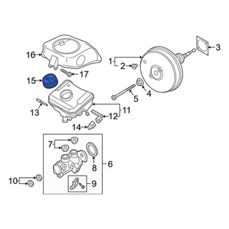 Audi OE - Brake Master Cylinder Reservoir Cap