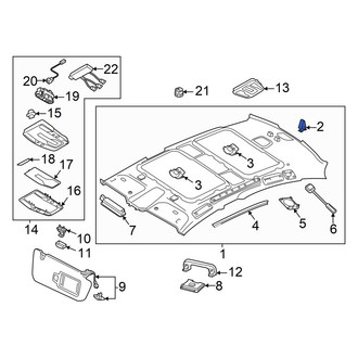 Audi OE - Headliner Clip
