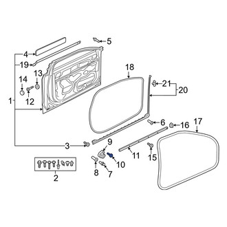Audi OE - Liftgate Hinge Bolt