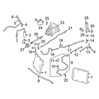 Audi OE - A/C Refrigerant Line O-Ring