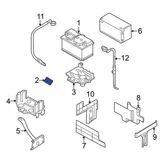 Audi OE - Battery Hold Down