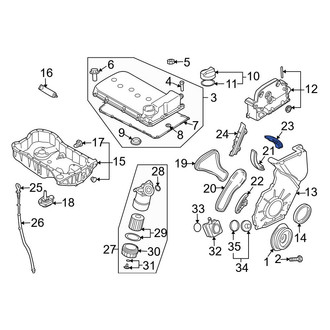 Audi OE - Engine Timing Chain Guide