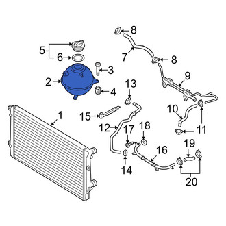 Audi OE - Engine Coolant Reservoir