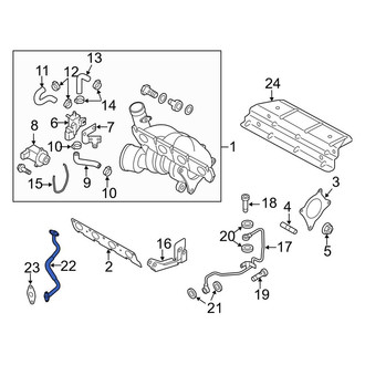 Audi OE - Turbocharger Oil Line