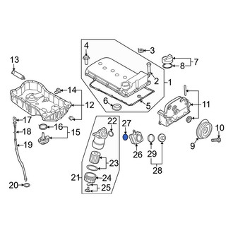 Audi OE - Engine Oil Cooler Gasket