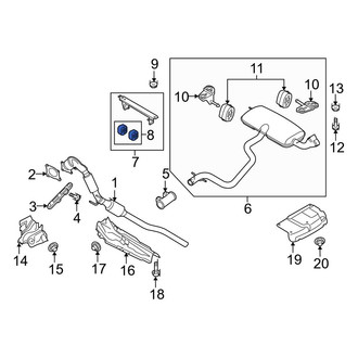 Audi OE - Exhaust System Hanger