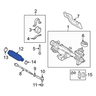 Audi OE - Rack and Pinion Bellows