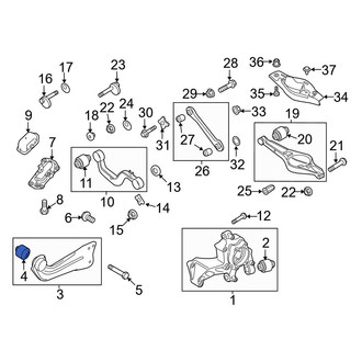 Audi OE - Rear Lower Suspension Control Arm Bushing
