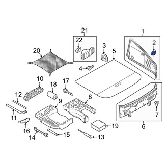 Audi OE - Door Sill Plate Clip