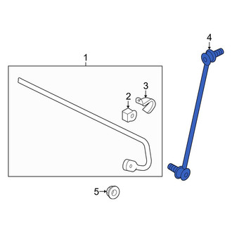 Audi OE - Front Suspension Stabilizer Bar Link