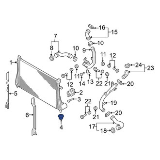 Audi OE - Inverter Cooler Insulator