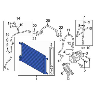 Audi OE - A/C Condenser