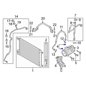 Audi OE - A/C Compressor Bolt Sleeve
