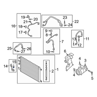 Audi OE - Rear Lower A/C Refrigerant Line O-Ring