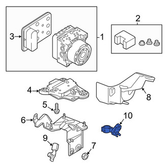 Audi OE - Rear Left ABS Wheel Speed Sensor