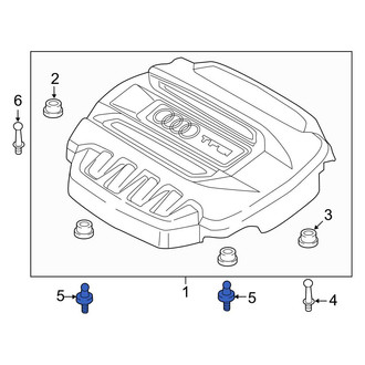 Audi OE - Engine Cover Stud