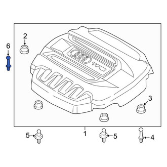 Audi OE - Engine Cover Stud