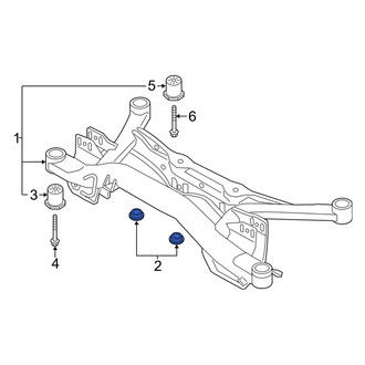 Audi OE - Suspension Subframe Crossmember Grommet