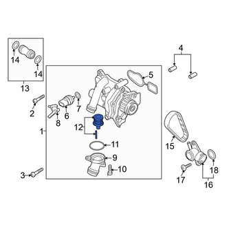 Audi OE - Engine Coolant Thermostat