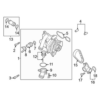 Audi OE - Cooling - Water Pump (Main)
