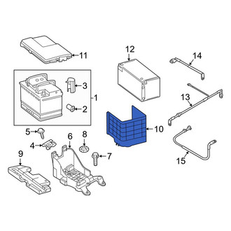 Audi OE - Left Battery Cover
