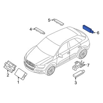 Audi OE - Center Front Keyless Entry Antenna