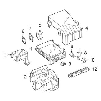 Audi OE - Electrical - Fuse & Relay (Engine Compartment)