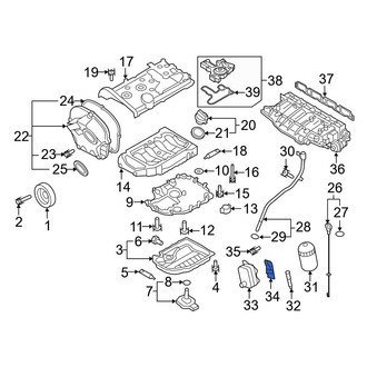Audi OE - Engine Oil Cooler Gasket
