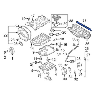 Audi OE - Lower Engine Intake Manifold Gasket