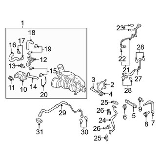 Audi OE - Engine / Transaxle - Turbocharger & Components (2.0L)